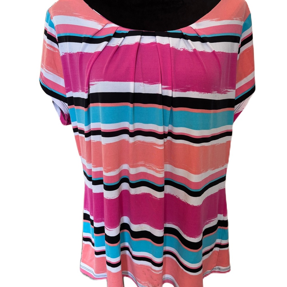 Vintage Striped Multicolor Women's Top